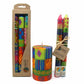 Hand-Painted Dinner Candles, Pair (Shahida Design)