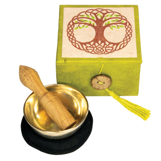 Mini Meditation Bowl Box Tree of Life