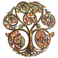 Autumn Spiral Tree of Life Haitian Steel Drum Wall Art