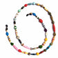 Face Mask/Eyeglass Paper Bead Chain, Colorful Mixed Shapes