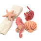 Hand-felted Seashore Napkin Rings, Set of Four Designs - Global Groove (T)