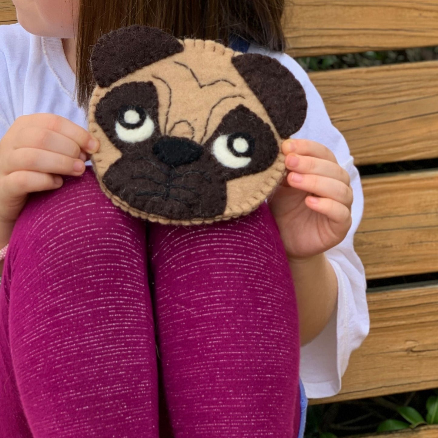 Pug Felt Clutch - Global Groove (P)