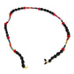 Face Mask/Eyeglass Paper Bead Chain, Black and Red