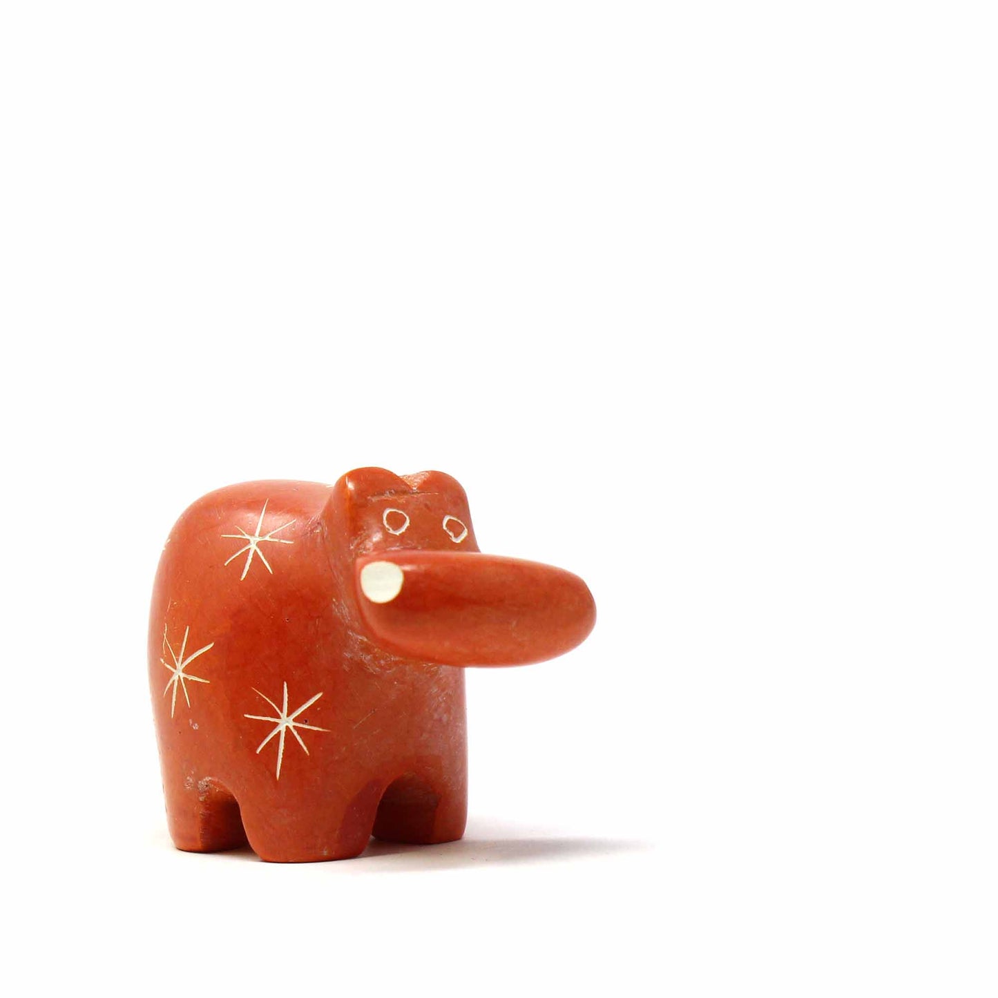 Soapstone Tiny Hippos - Assorted Pack of 5 Colors