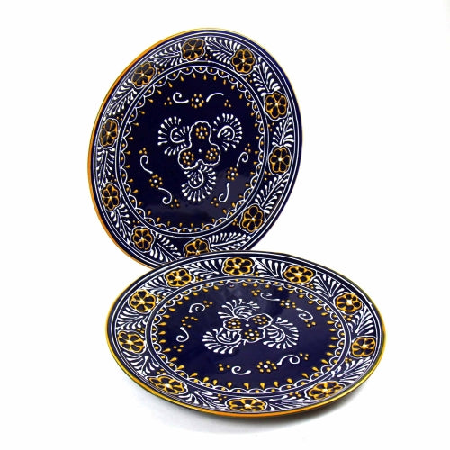 Dinner Plates 11.8in - Blue, Set of Two - Encantada