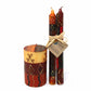 Single Boxed Hand-Painted Pillar Candle - Bongazi Design - Nobunto