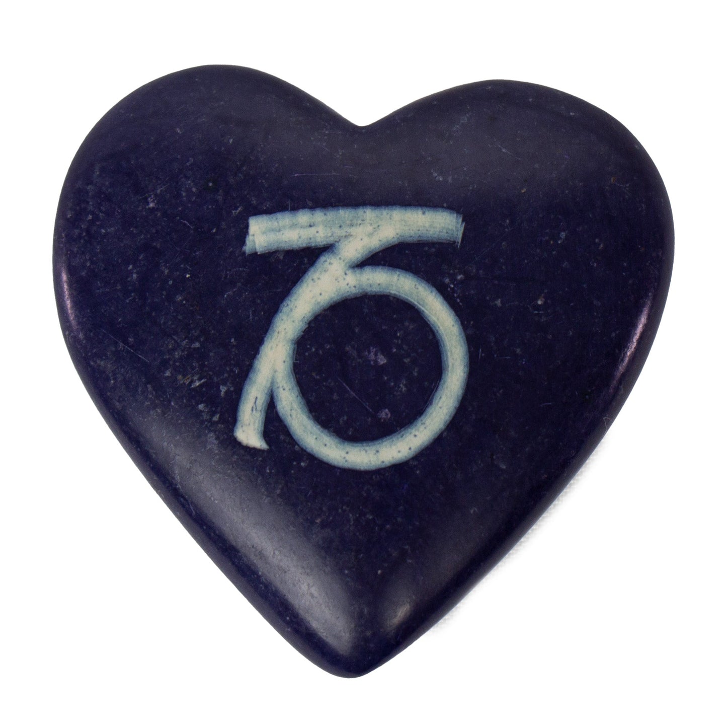 Zodiac Soapstone Hearts, Pack of 5: CAPRICORN