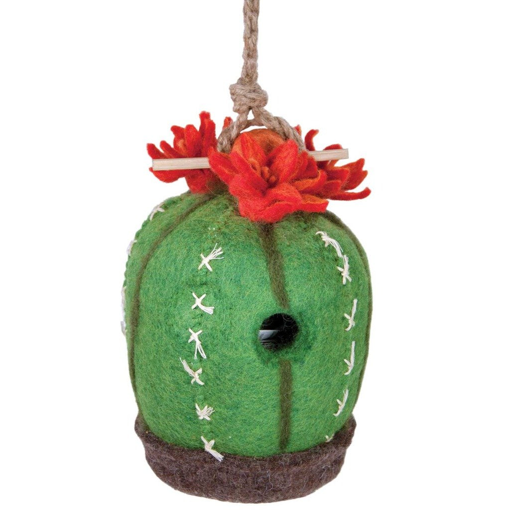 Felt Birdhouse - Cactus - Wild Woolies