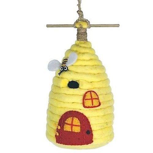 Felt Birdhouse - Honey House - Wild Woolies