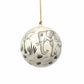 Handpainted Elephant & Bird Ornaments, Set of 2