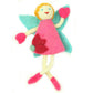 Hand Felted Tooth Fairy Pillow - Blonde with Pink Dress - Global Groove