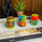 Set of Three Boxed Hand-Painted Candles - Matuko Design - Nobunto