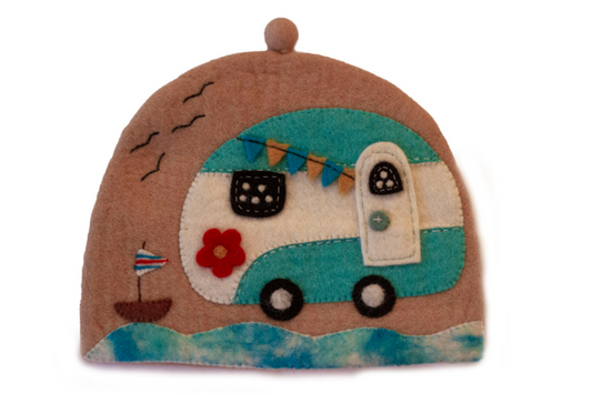 Hand Crafted Felt: Camper Van Tea Cozy