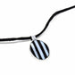 Pendant, Alabalone and Black Stripe