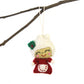 Hand Felted Christmas Ornament: Mrs. Claus - Global Groove (H)