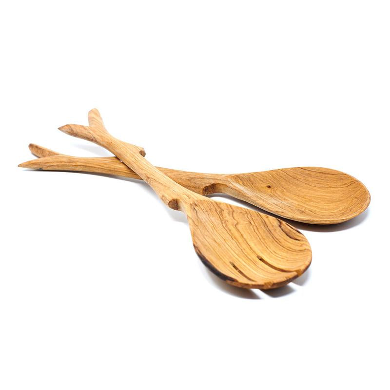 10 Inch Twig Salad Servers