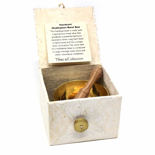 Meditation Bowl Box: 3'' Flower Of Life - DZI (Meditation)