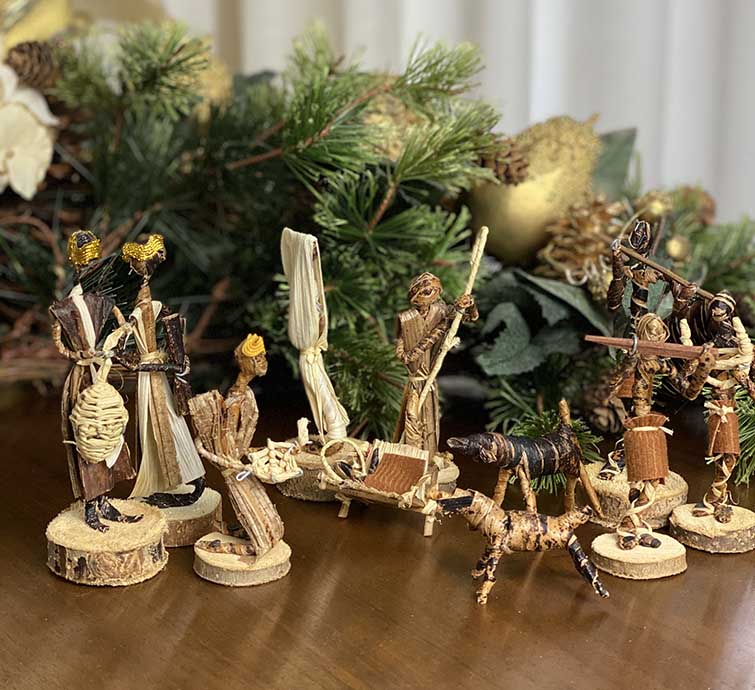 Banana Fiber Nativity Set - Esther Kariuki