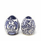 Encantada Handmade Pottery Spice Shakers, Blue Flower