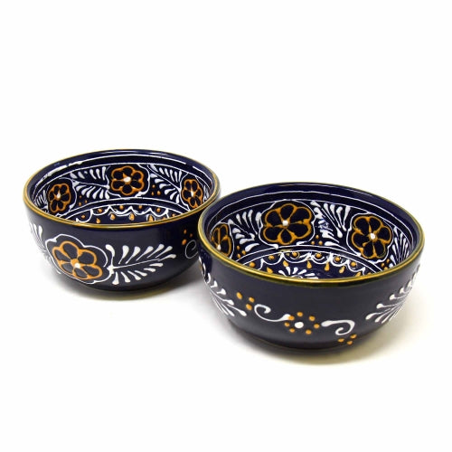 Half Moon Bowls - Blue, Set of Two - Encantada