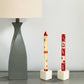 Tall Hand Painted Candles - Pair - Kimweta Design - Nobunto