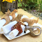 Set of Six Mahogany Wood Animal Napkin Rings - Jedando Handicrafts