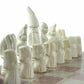 Hand Carved Soapstone Maasai Chess Set - 14" Board - Smolart