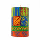 Single Boxed Hand-Painted Pillar Candle - Shahida Design - Nobunto