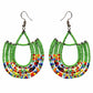 Maasai Bead Basket Dangle Earrings