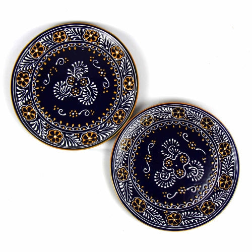 Dinner Plates 11.8in - Blue, Set of Two - Encantada