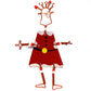 Dancing Girl Santa Pin - Creative Alternatives