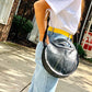 Recycled Rubber Round Shoulder Bag