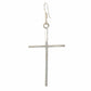 Sterling Silver Cross Drop Earrings