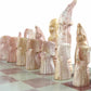 Hand Carved Soapstone Maasai Chess Set - 14" Board - Smolart