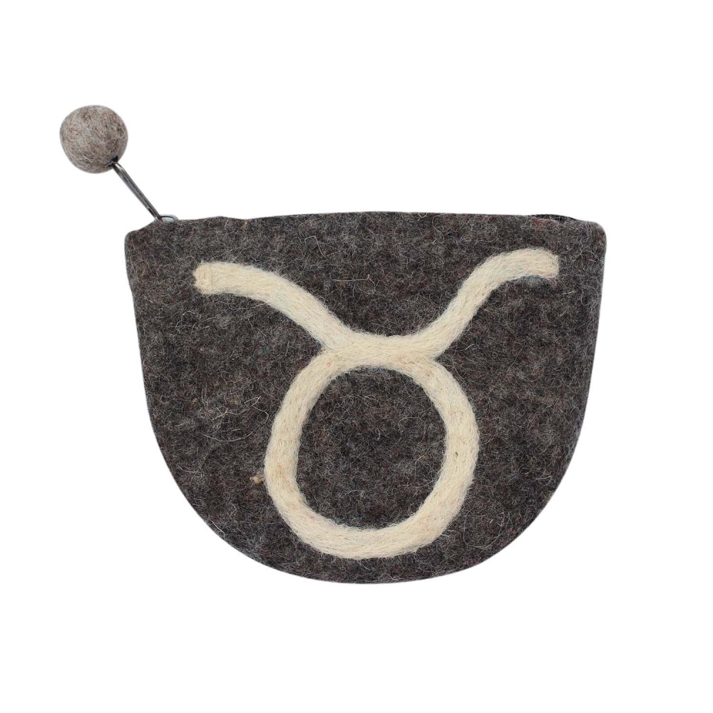 Felt Taurus Coin Purse - Global Groove